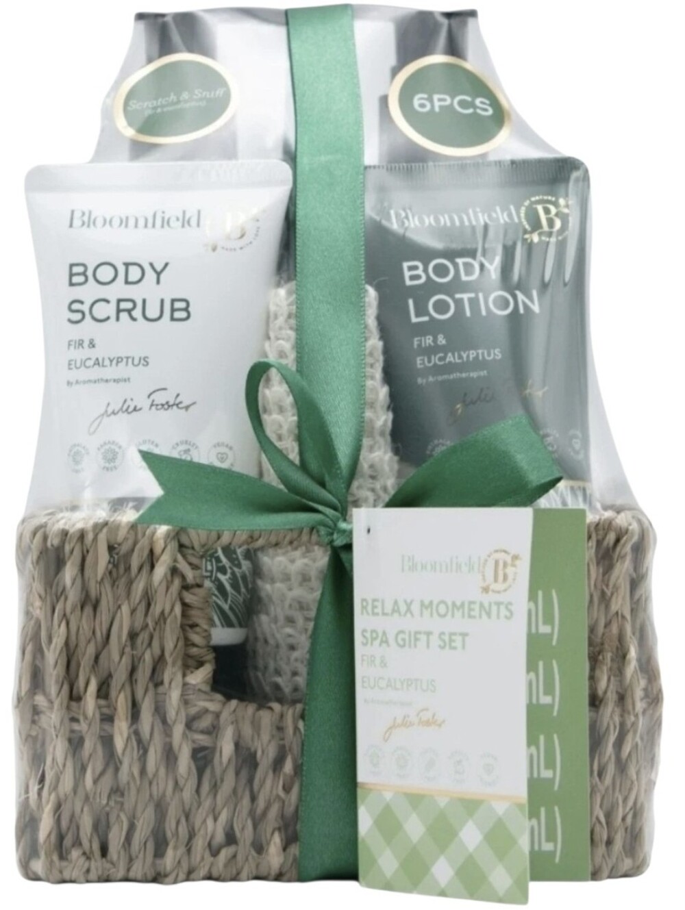 Bloomfield Relax Moments Spa Gift Set Fir Eucalyptus 6PC New